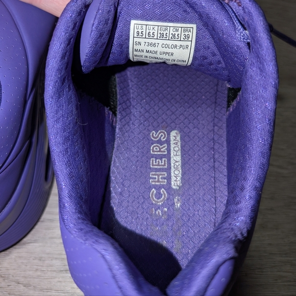 Skechers Purple Sport Shoes - Picture 5 of 7